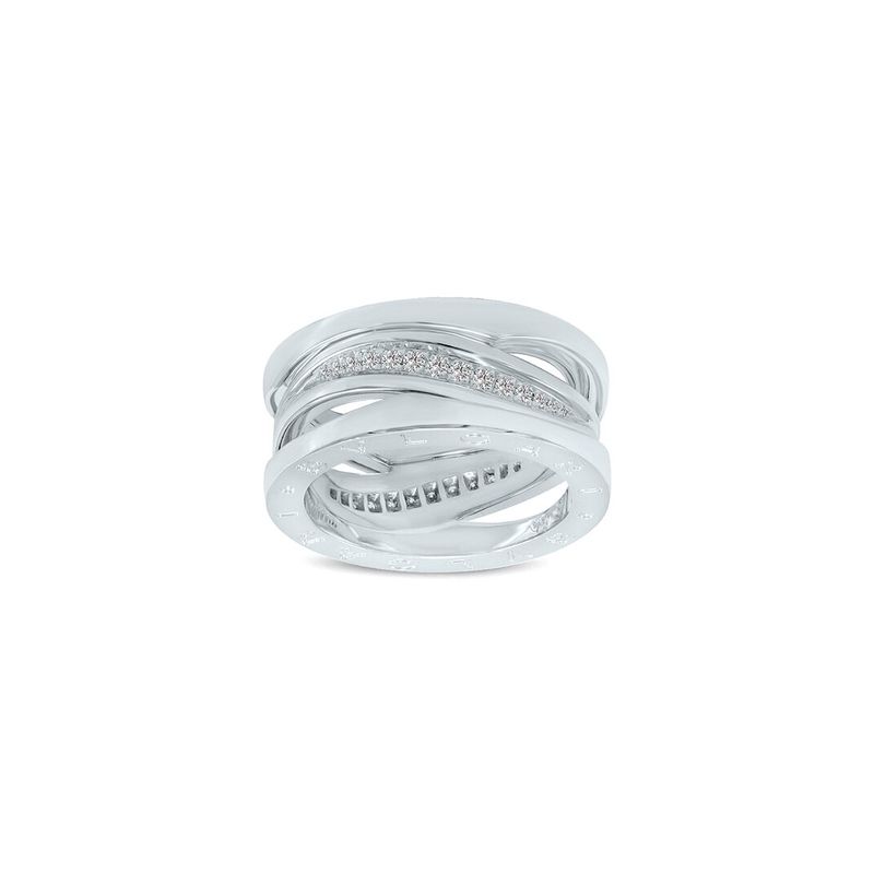 Bulgari 18k 020 Ct Tw Diamond Ring 2979$